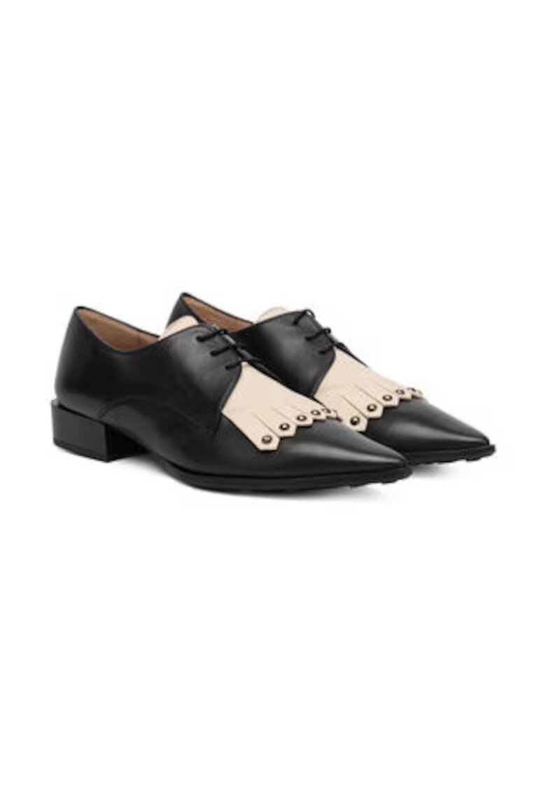 Hispanitas Pantofi oxford de dama - Negru/Bej