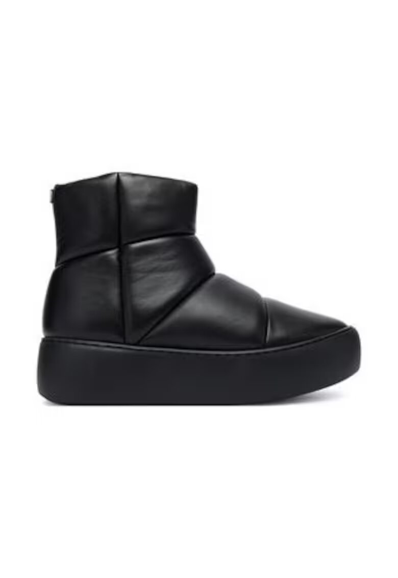 Hoegl Ghete dama pana la glezna - Hogl - 305666475 - piele naturala - negru