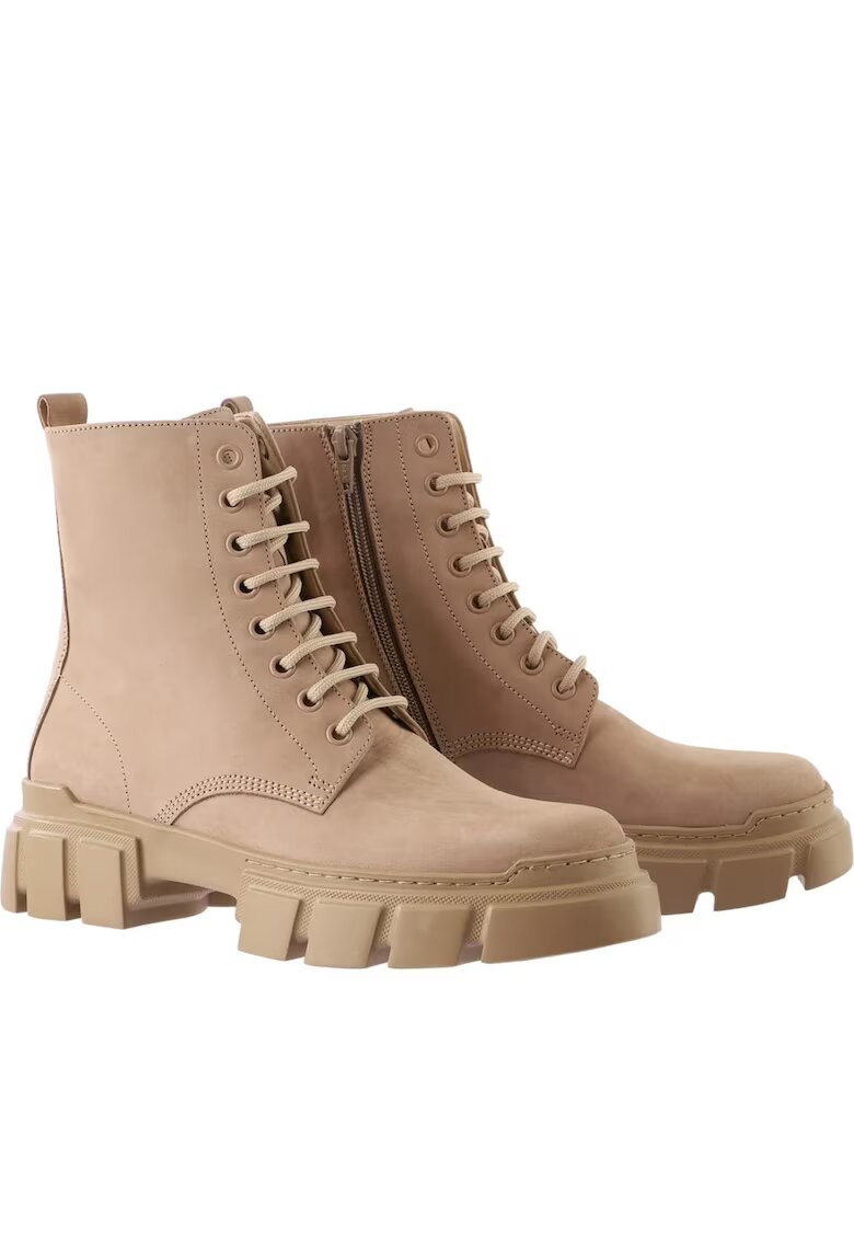 Hoegl Ghete pentru dama - Hogl - casual - piele nabuc - bej