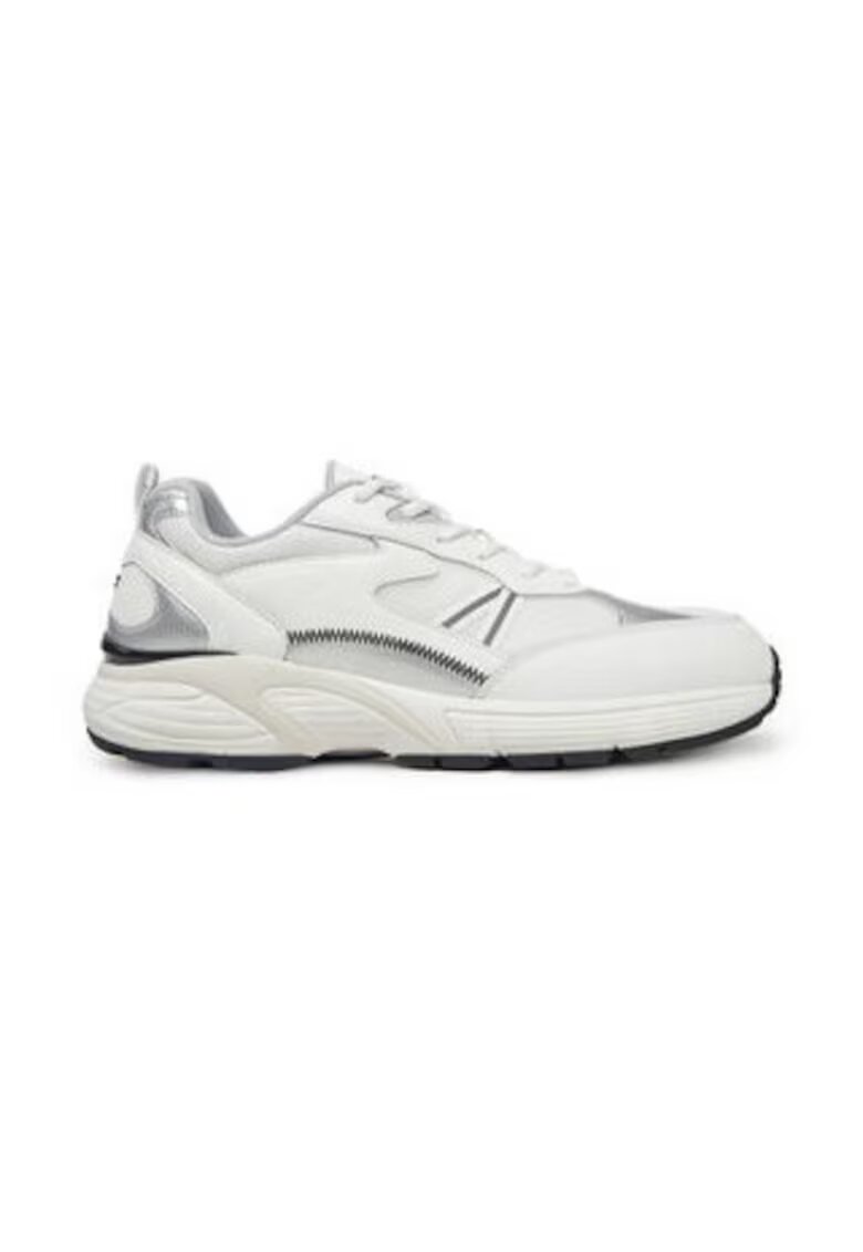 HOFF Pantofi sport barbati 304779633 - Piele naturala - Argintiu - Argintiu