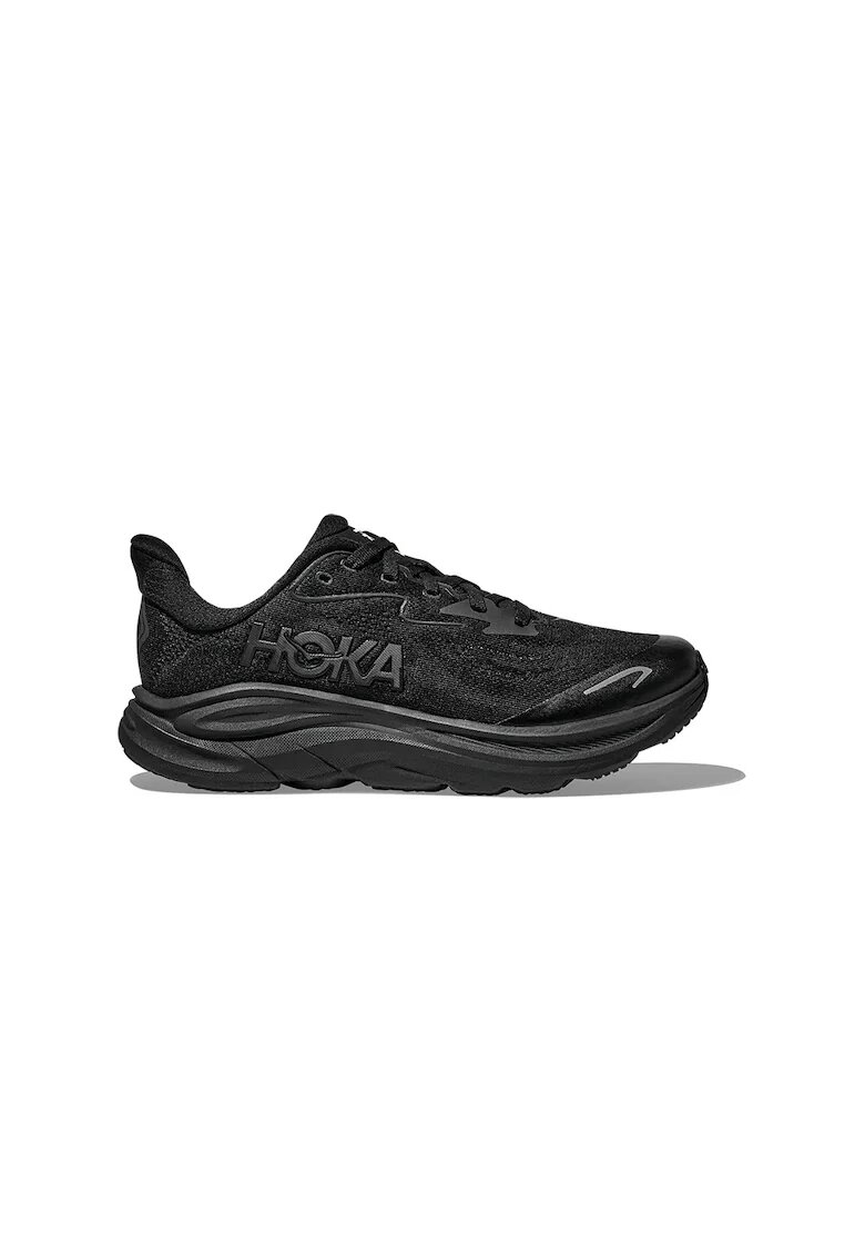 Hoka Pantofi Clifton 10 cu logo lateral pentru alergare - Negru