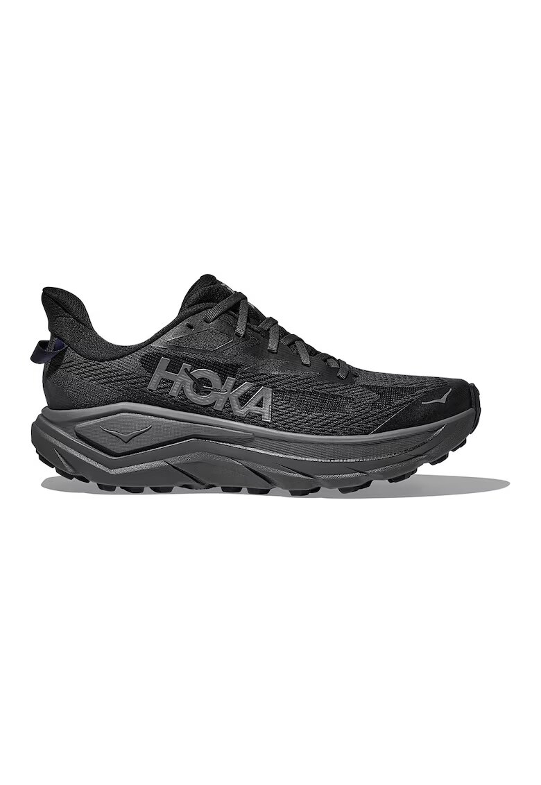 Hoka Pantofi cu detalii reflectorizante Challenger 8 pentru alergare pe teren accidentat - Negru/Gri inchis