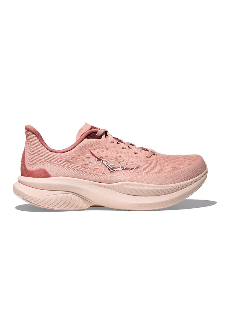 Hoka Pantofi low-cut din material textil pentru alergare Mach 6 - Roz