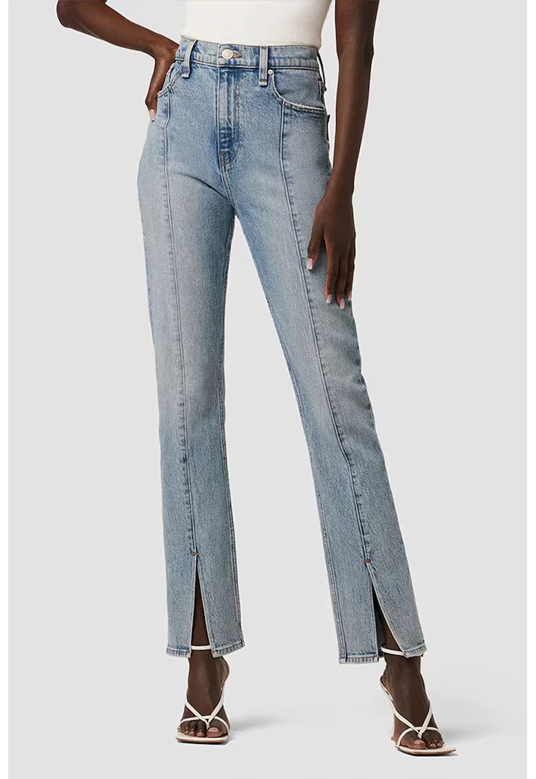 Hudson Blugi din denim premium - cu croială dreaptă și îngustă - aspect de prespălare - Albastru
