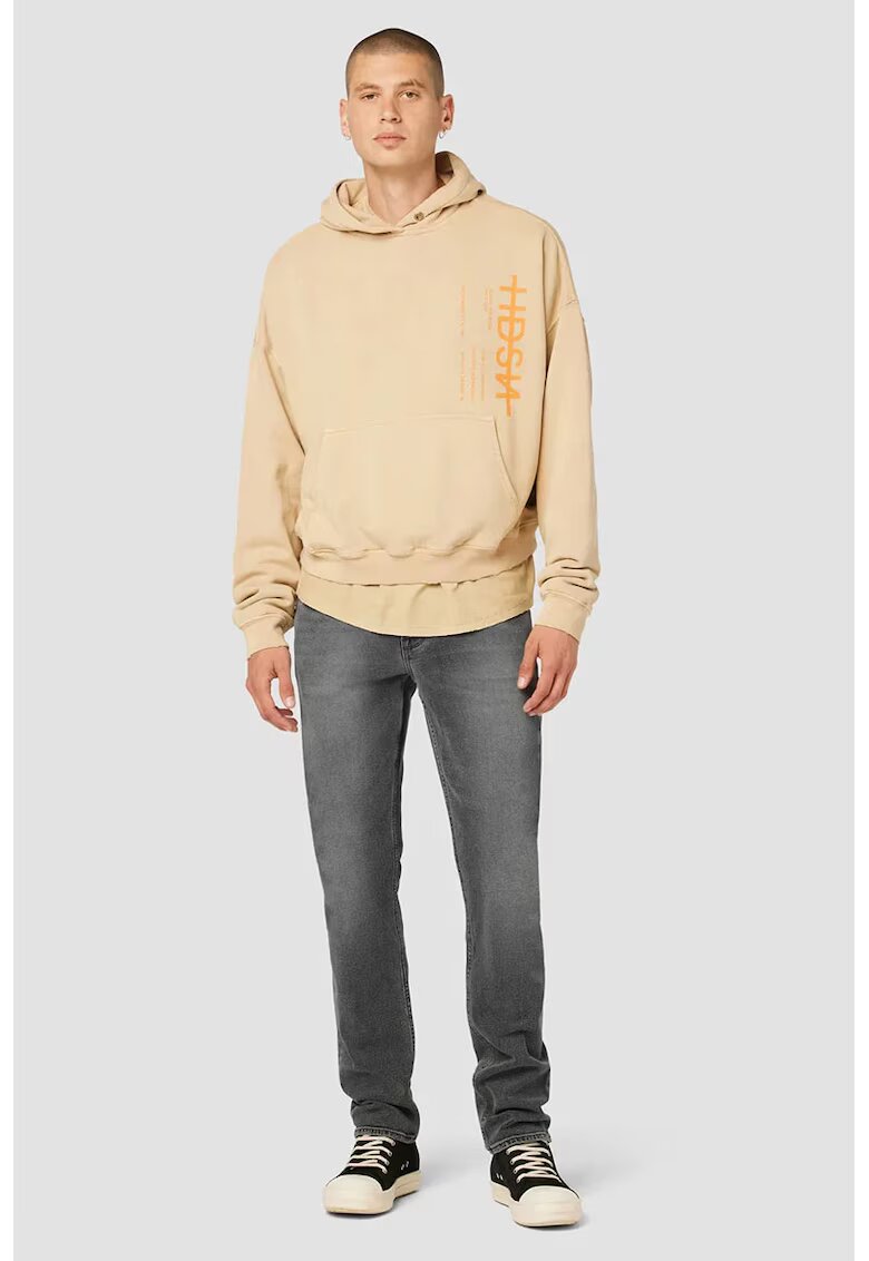 Hudson Blugi drepti - cu aspect decolorat - Gri
