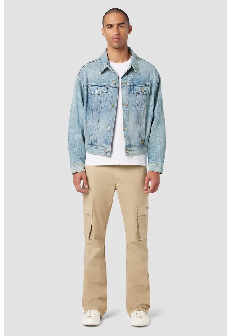 Hudson Pantaloni din denim cargo evazati HD2 - Bej