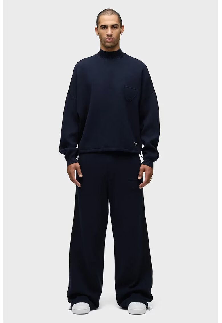 Hudson Pantaloni largi cu buzunare laterale STR2 - Albastru inchis