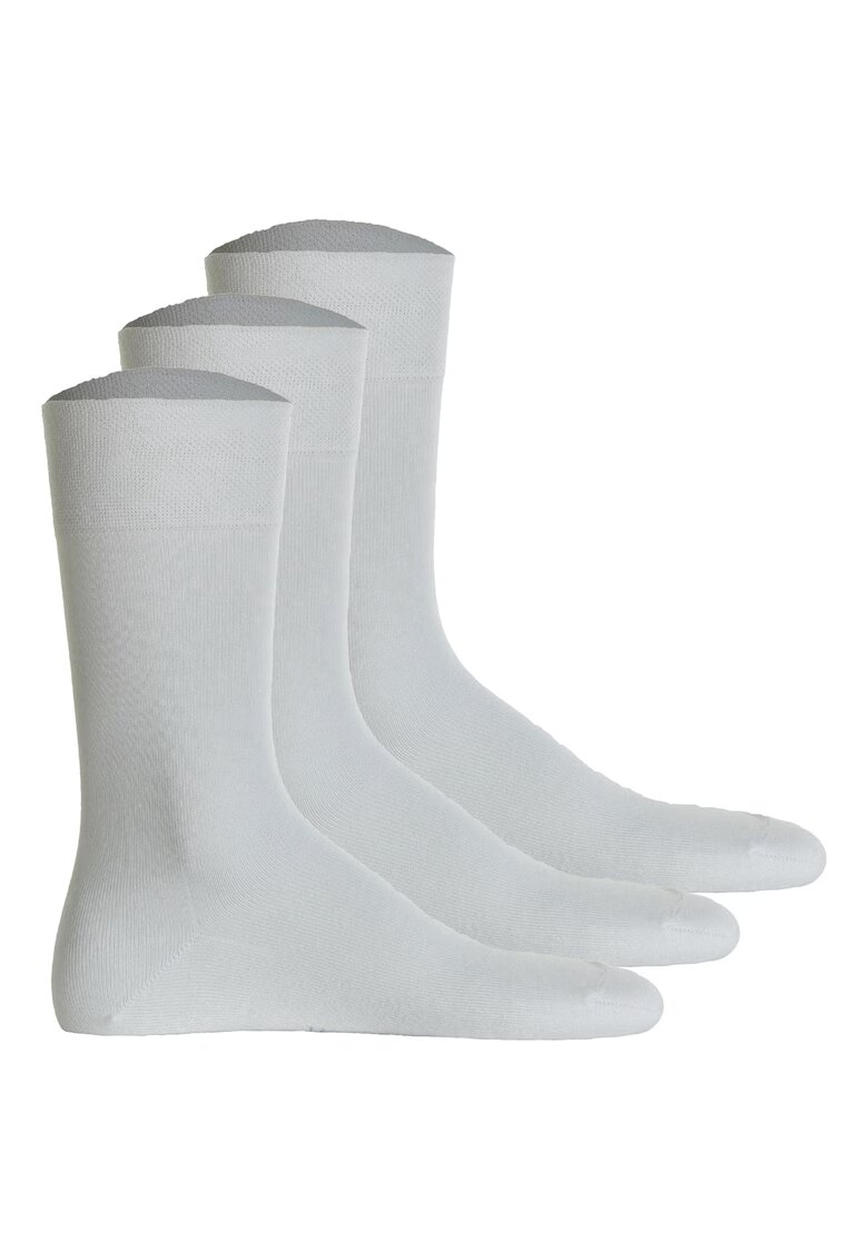 Hudson Set de sosete lungi Relax - 3 perechi - Alb