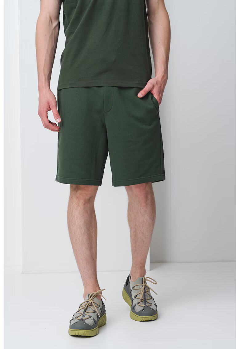 Hugo Bermude relaxed fit din bumbac Dayano - Verde englez
