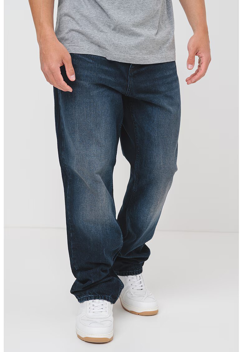 Hugo Blugi relaxed fit cu nasturi - Bleumarin