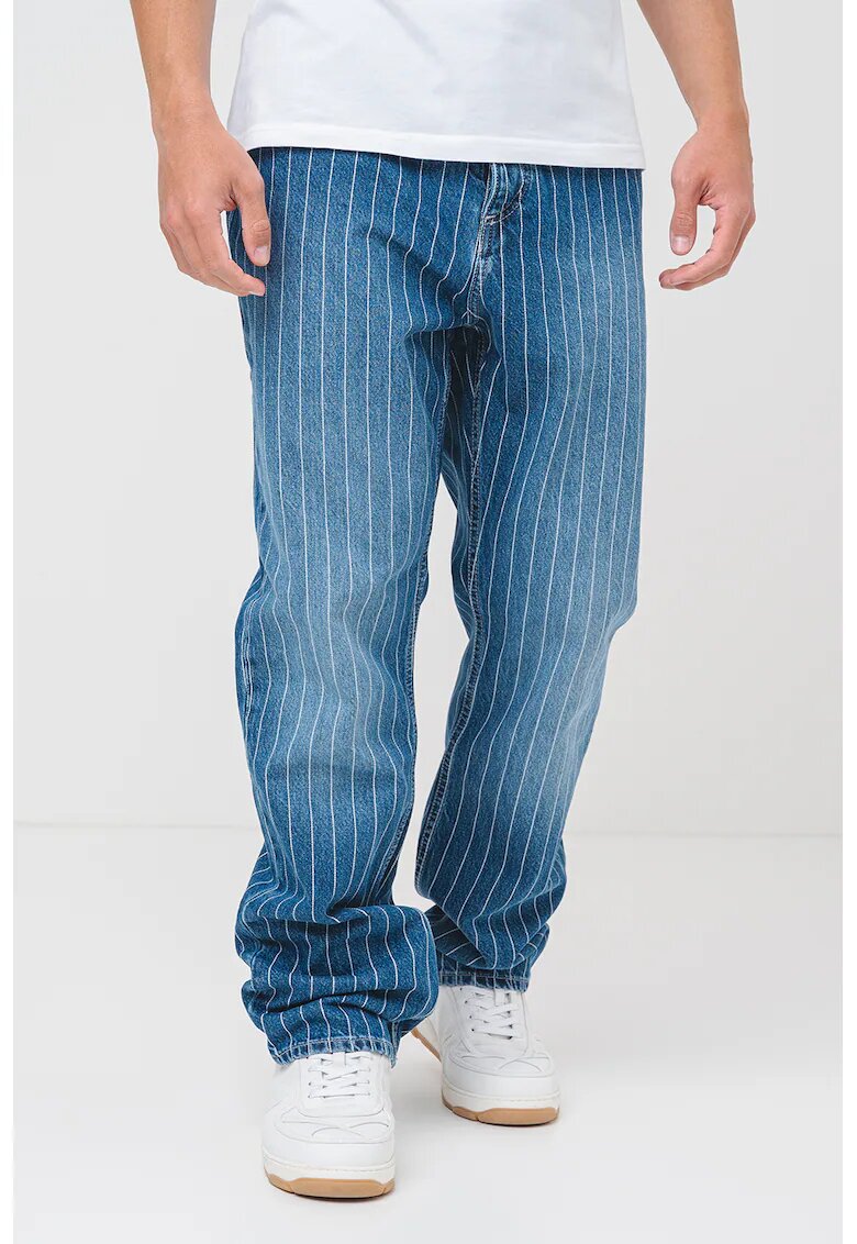 Hugo Blugi relaxed fit cu nasturi Nate - Alb/Albastru inchis