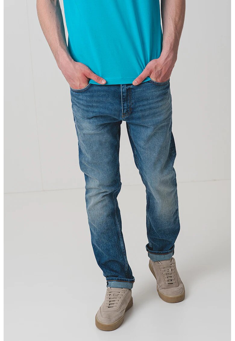 Hugo Blugi slim-fit cu talie medie - Albastru