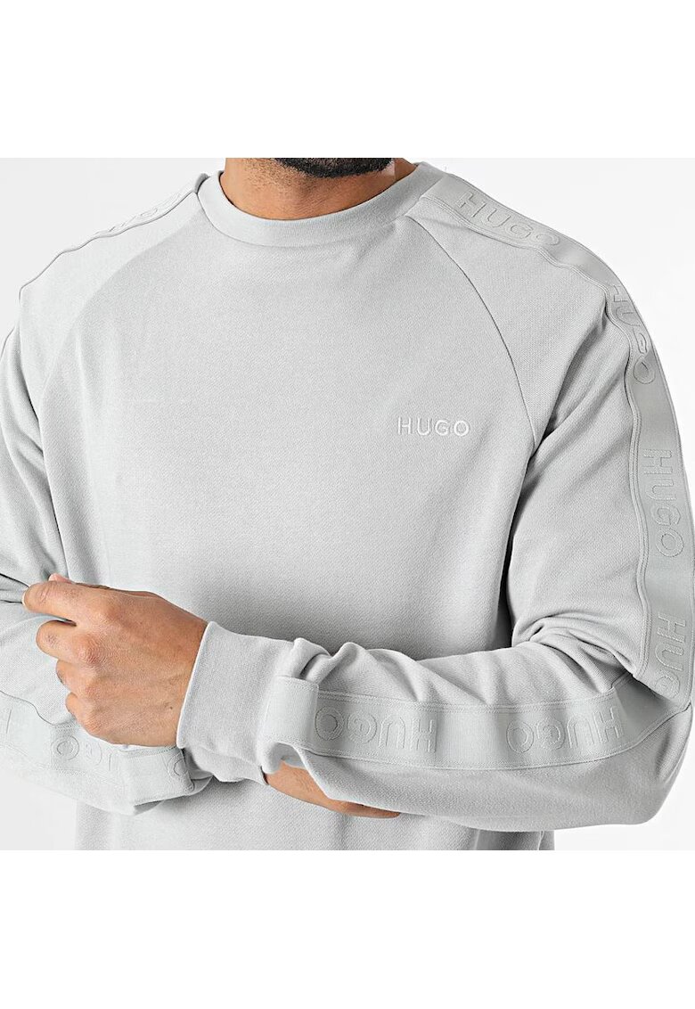 Hugo Bluzon din bumbac cu maneci raglan