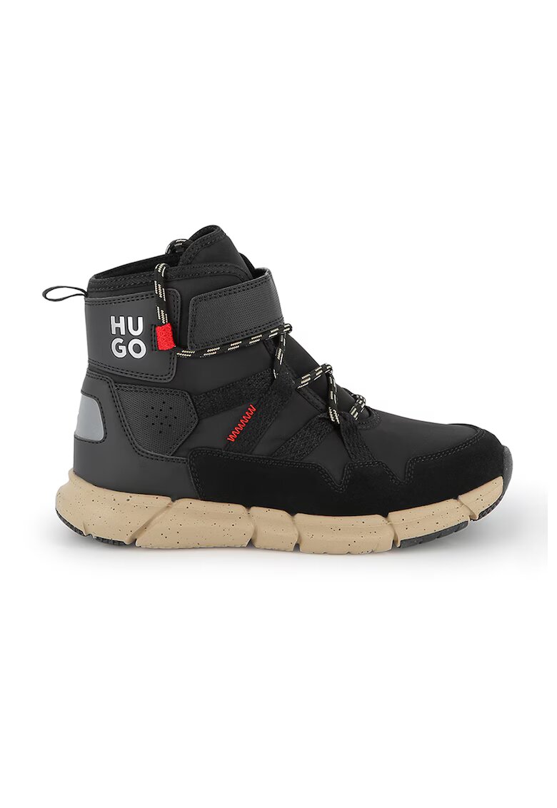 Hugo Ghete cu banda velcro - Negru