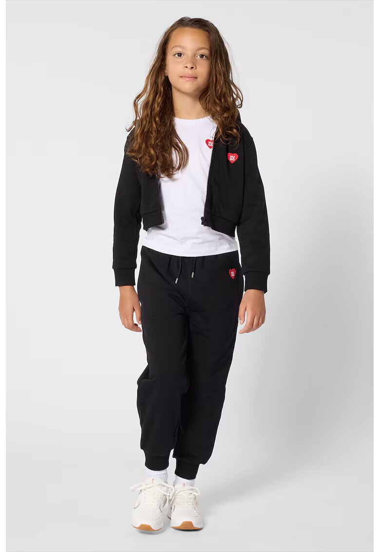 Hugo Hanorac crop cu fermoar - Negru