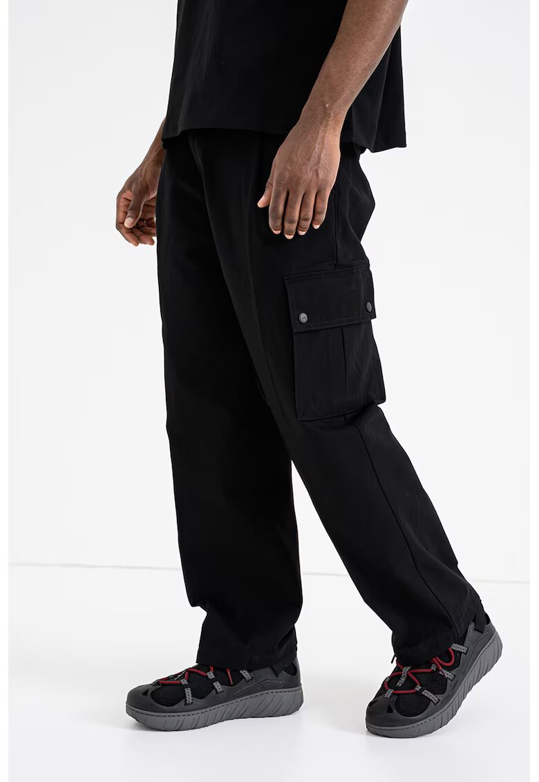 Hugo Pantaloni cargo din bumbac Graysen - Negru