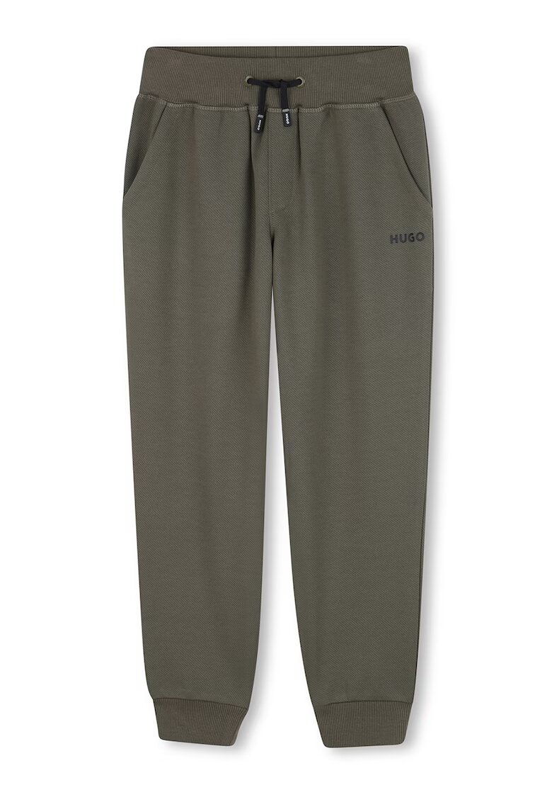 Hugo Pantaloni de trening cu snur - Kaki