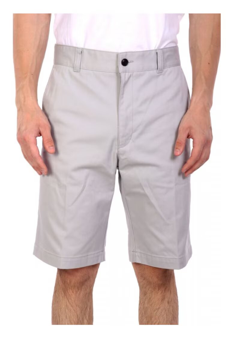 Hugo Pantaloni scurti barbati Bermuda - 65% poliester - 35% bumbac - gri