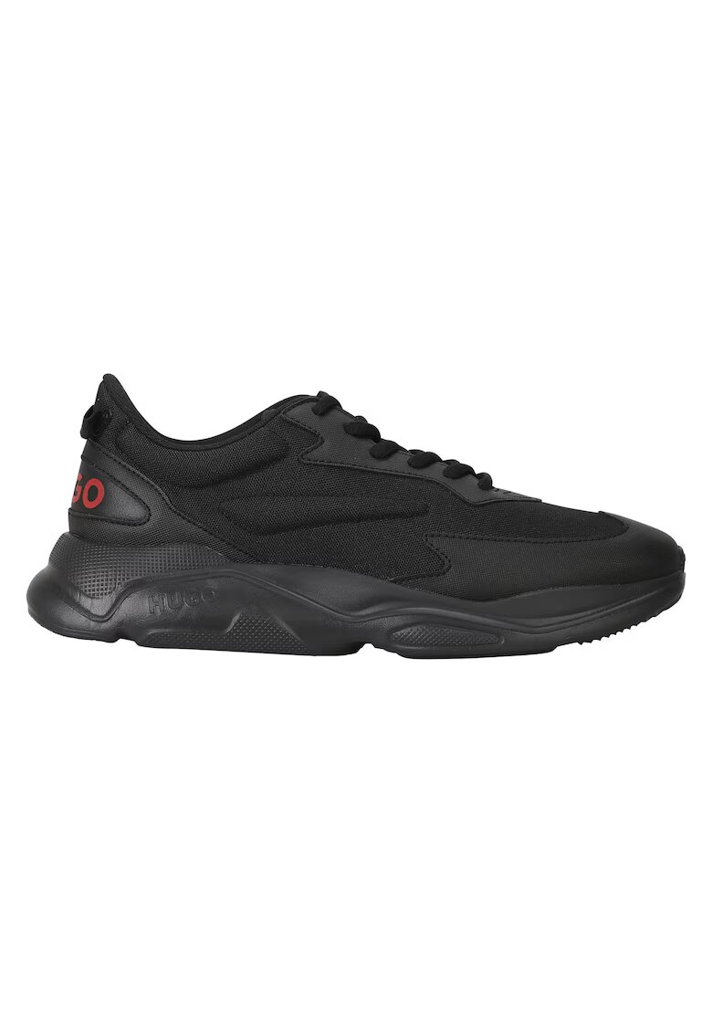 Hugo Pantofi sport low-cut cu garnituri din material sintetic - pentru alergat Leon - Negru