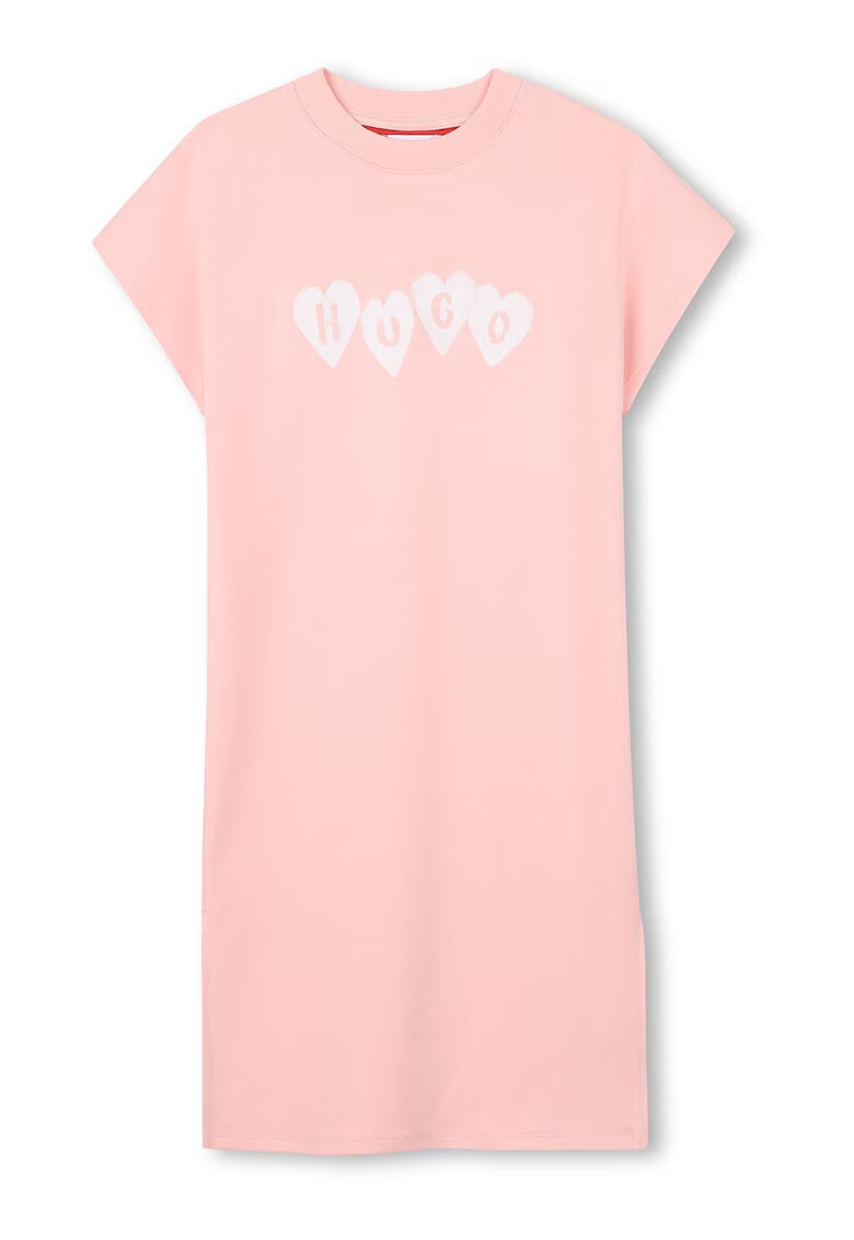 Hugo Rochie din bumbac cu imprimeu - Roz pastel/Roz pal
