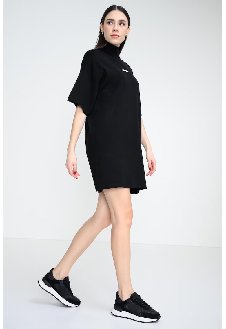 Hugo Rochie-tricou cu croiala lejera - Negru