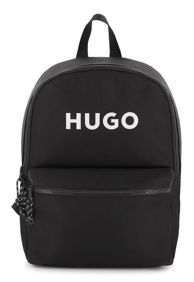 Hugo Rucsac cu logo - Alb/Negru