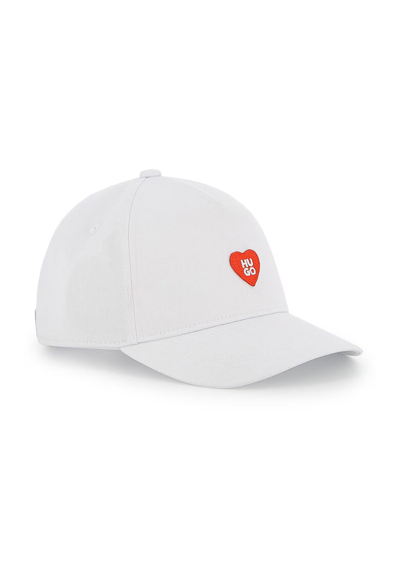 Hugo Sapca ajustabila de baseball cu logo brodat - Alb