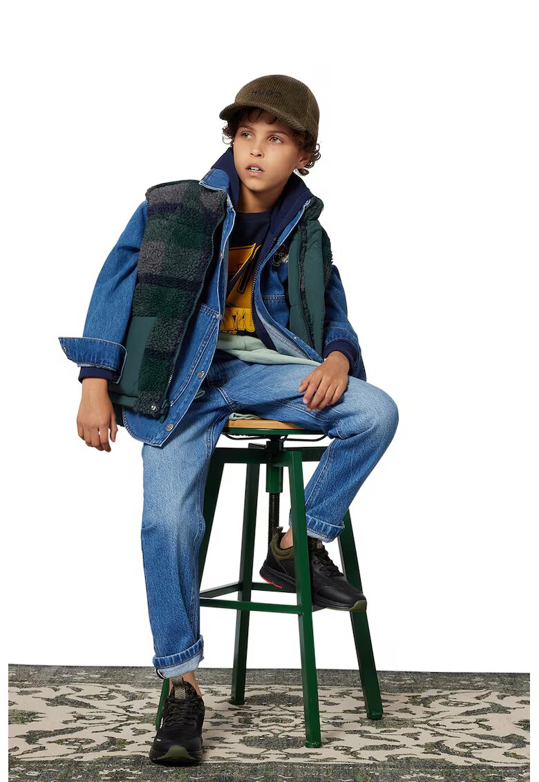 Hugo Sapca baseball cu aspect de reiat - Kaki