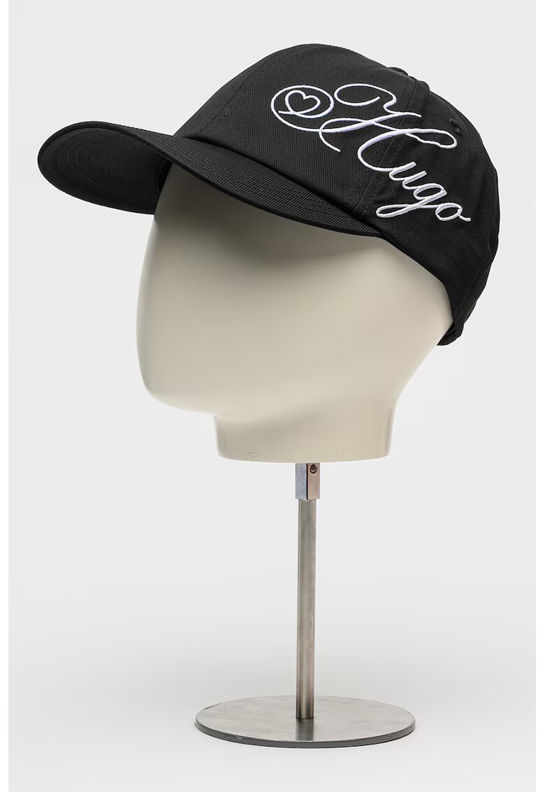 Hugo Sapca cu broderie logo - Alb/Negru