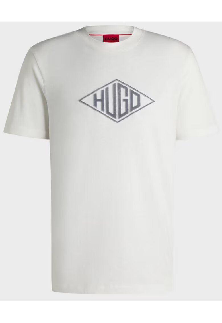 Hugo Tricou din bumbac cu logo pe piept