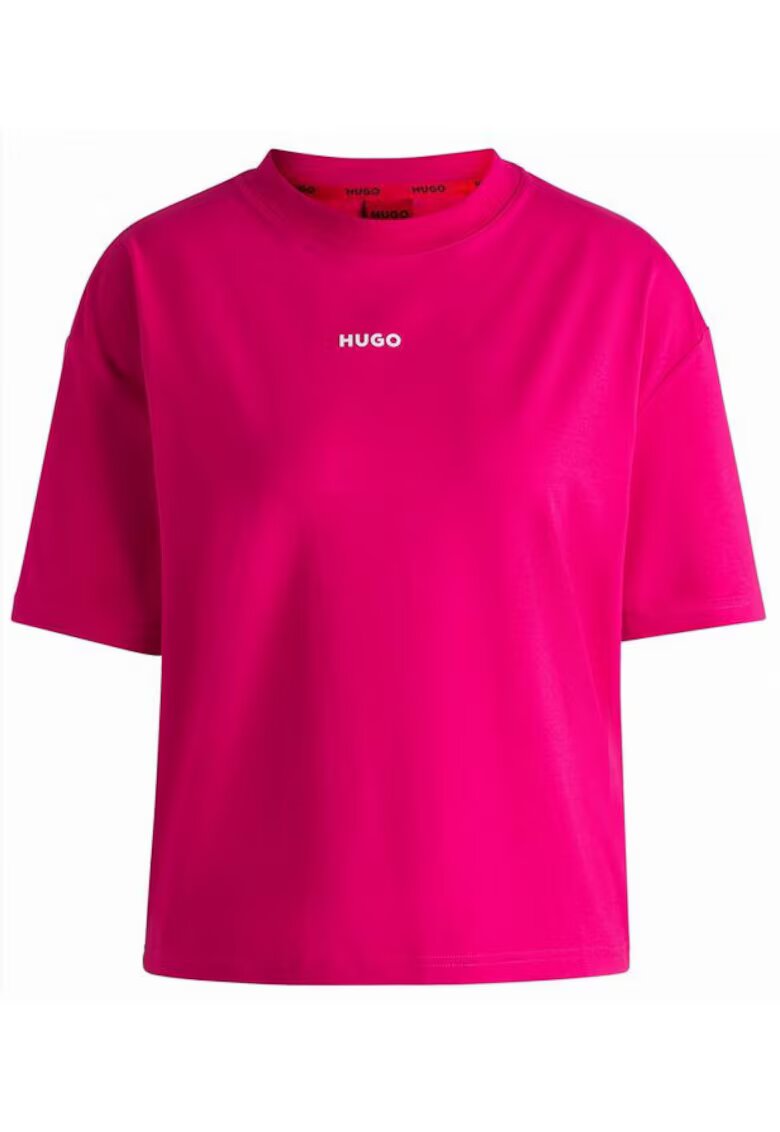 Hugo Tricou pentru dama SHUFFLE - bumbac/modal/elastan - roz