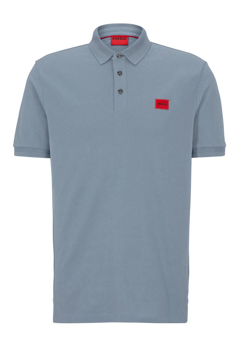 Hugo Tricou polo slim fit - Albastru deschis