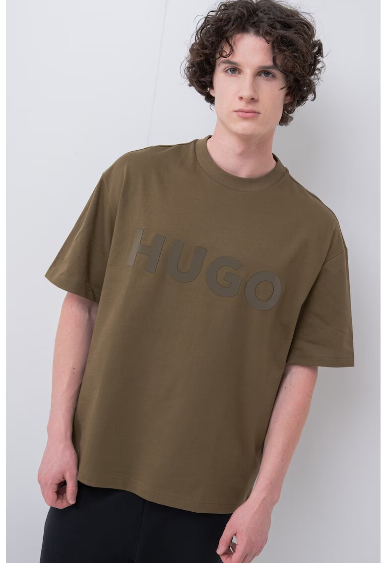 Hugo Tricou supradimensionat cu decolteu la baza gatului Dinkee - Kaki