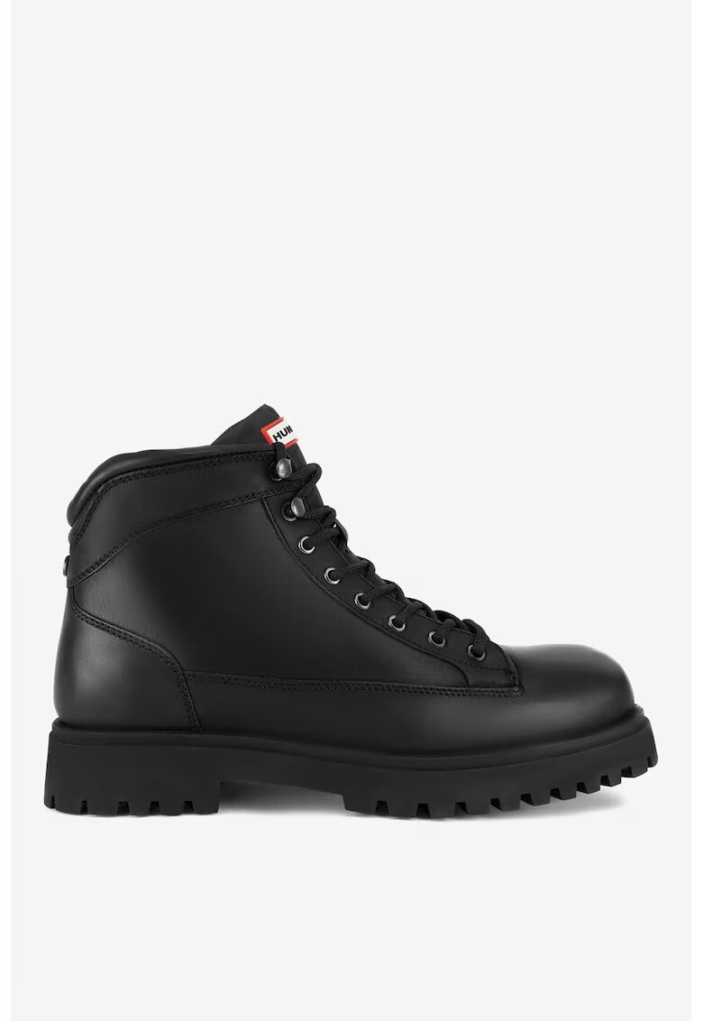 Hunter Ghete barbati 5903419653612 - Piele nabuc - Negru - Negru