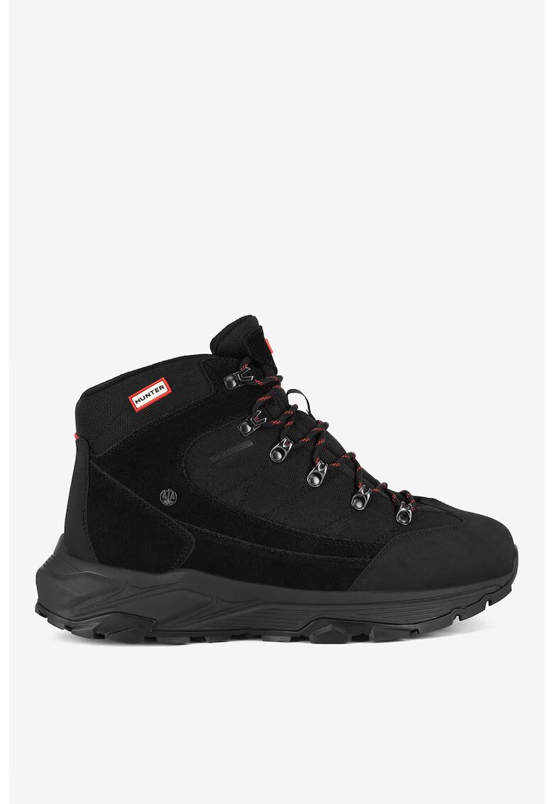Hunter Ghete barbati 5903419702761 - Piele naturala - Negru - Negru
