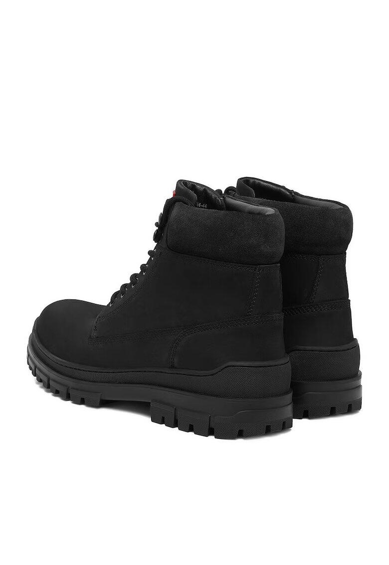 Hunter Ghete barbati - CEO-RAMBO-05 - piele naturala - negru