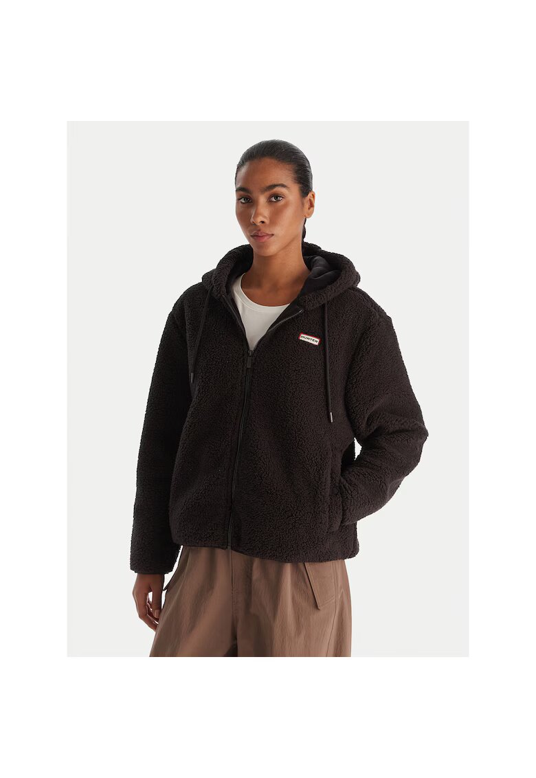 Hunter Jacheta sport dama fleece - negru -