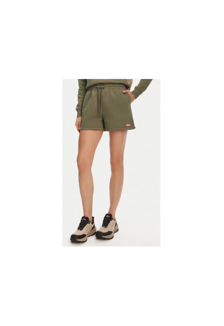 Hunter Pantaloni scurti sport dama HARW0058251 - Bumbac/Poliester - Kaki - Kaki