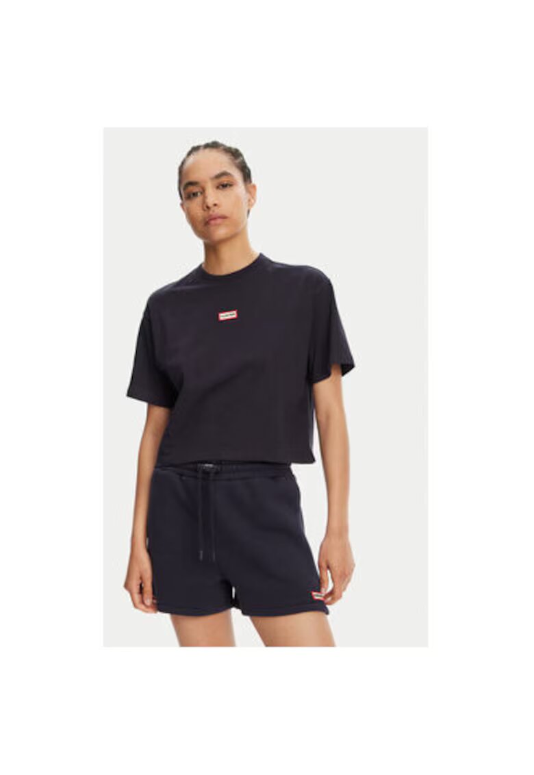 Hunter Tricou dama HARW0070251 - Bumbac - Bleumarin - Bleumarin