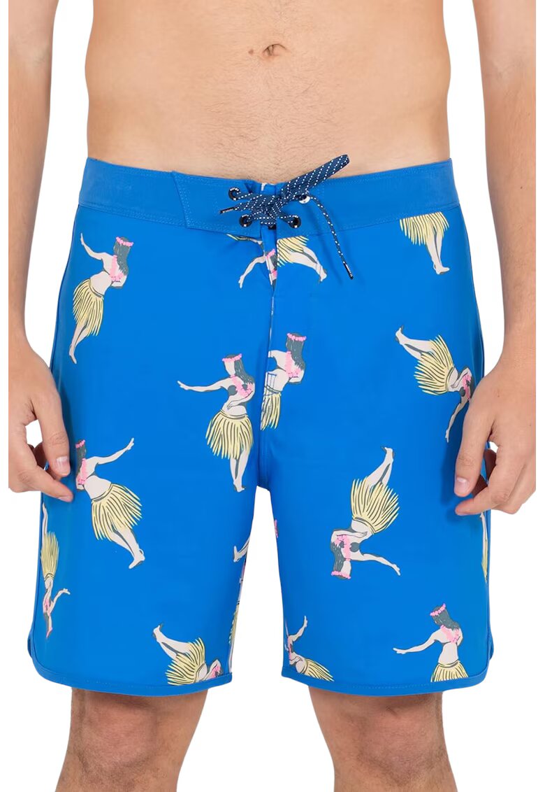 Hurley Pantaloni scurti pentru barbati - Poliester - Albastru - W31