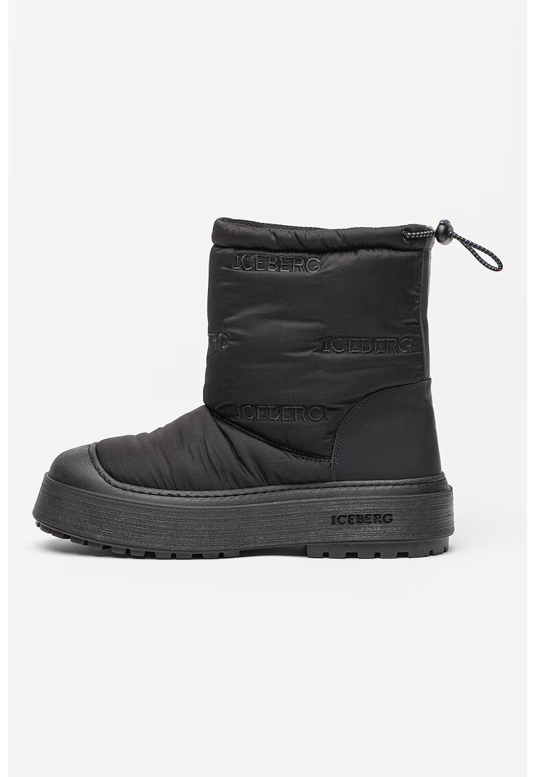 Iceberg Ghere fara inchidere - cu logo brodat - Negru