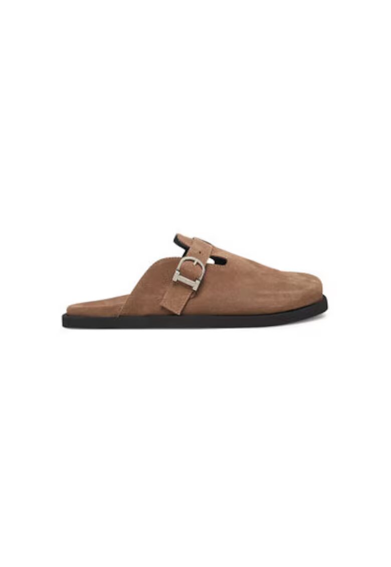 Iceberg Slapi barbati IU176001 IU1760 - Piele naturala - Maro - Maro