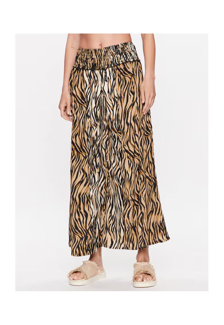 ICONIQUE Pantaloni dama - 302466337 - Poliester - Maro - Maro