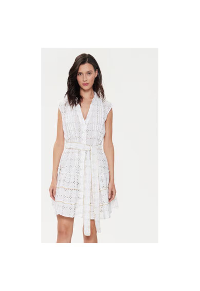 ICONIQUE Rochie dama - 303756314 - Bumbac - Alb - Alb