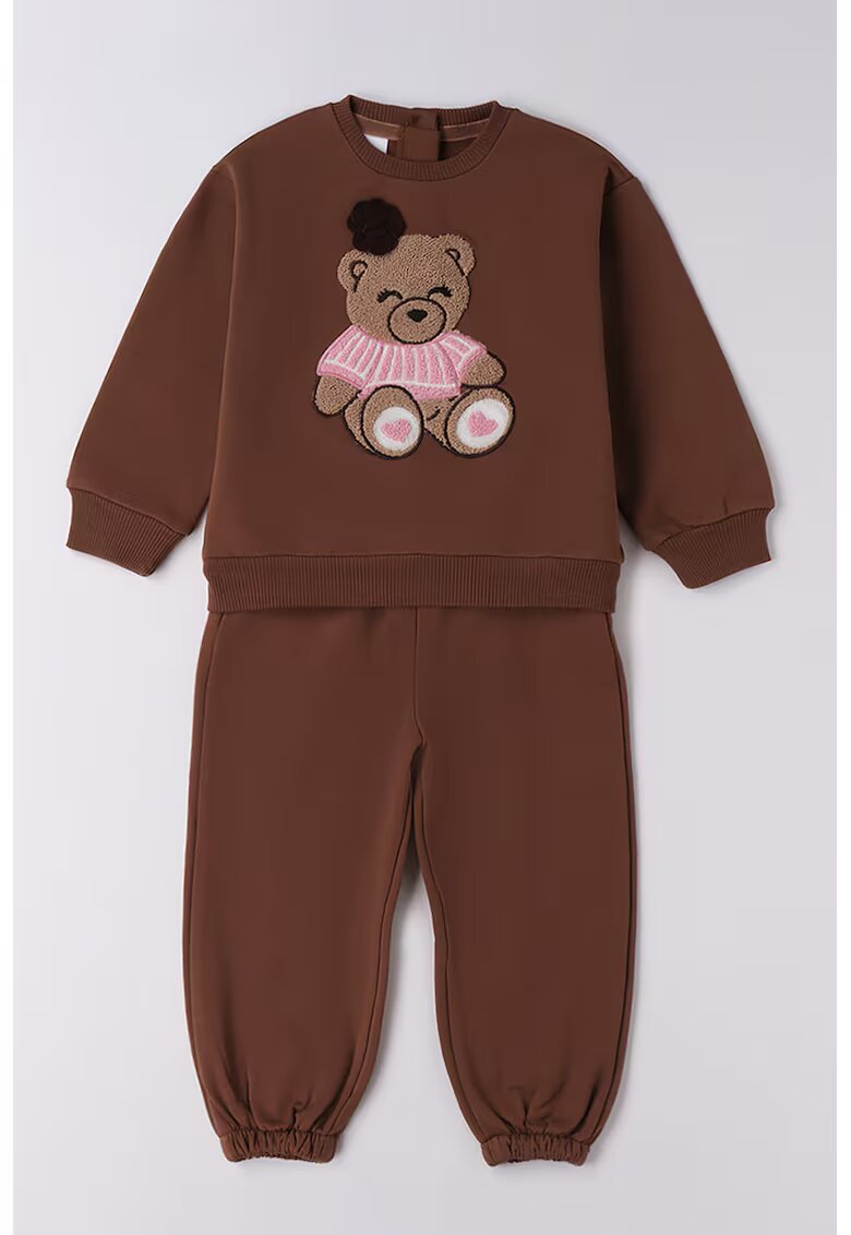 IDO Set de bluza si pantaloni de trening - Maro