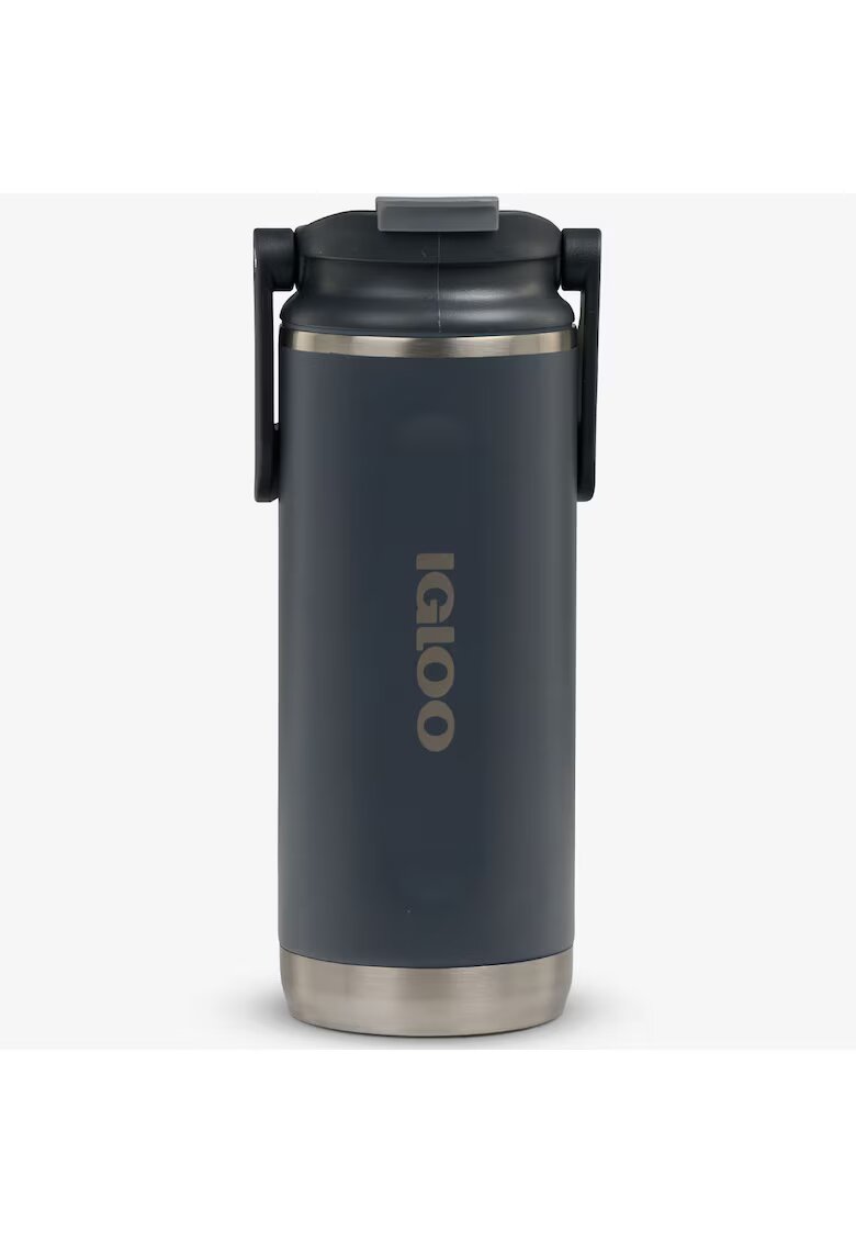 Igloo Bidon termorezistent 16 Oz Flip n Sip Tumbler - gri inchis