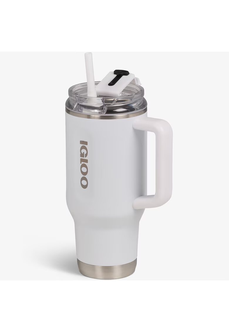 Igloo Cana termorezistenta 32 Oz Flip n Sip Travel Mug - Alb
