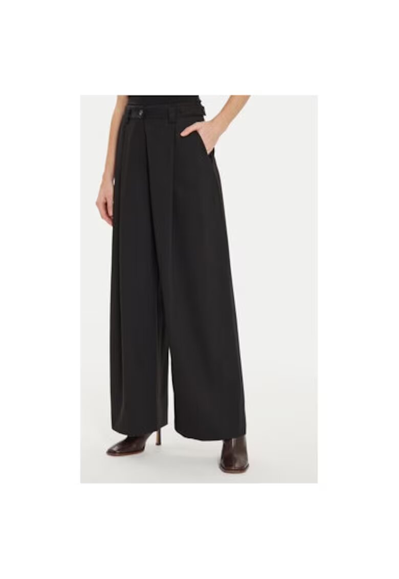 Imperial Pantaloni dama - 304919626 - Poliester/Viscoza - Negru - Negru