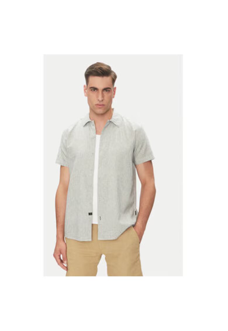INDICODE Camasa barbati INGIULIONUS 20-402 - Bumbac/In - Gri - Gri