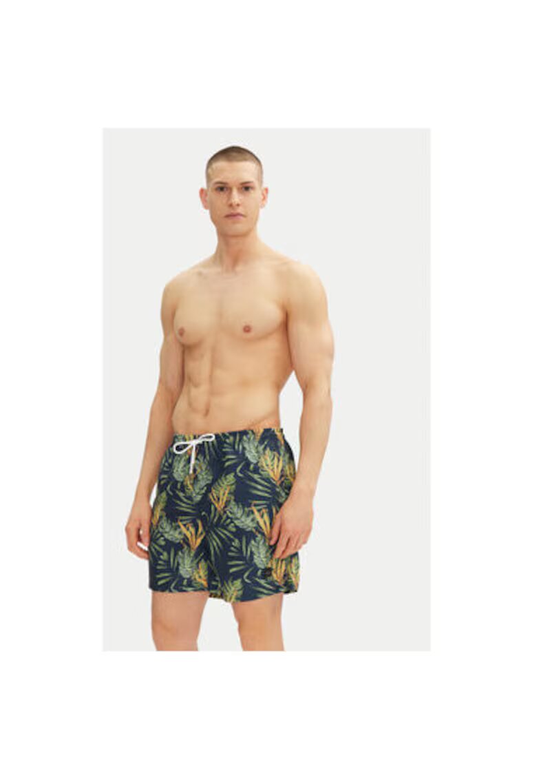 INDICODE Pantaloni scurti de baie barbati INTONINO 70-890 - Poliester - Verde - Verde